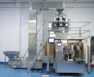 China 2.3kw Zipper Pouch Packing Machine 200mm Width PLC For Granular on sale