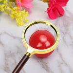 70mm Handheld Reading Magnifier 10x Handheld Magnifying Glass Ergonomics Handle
