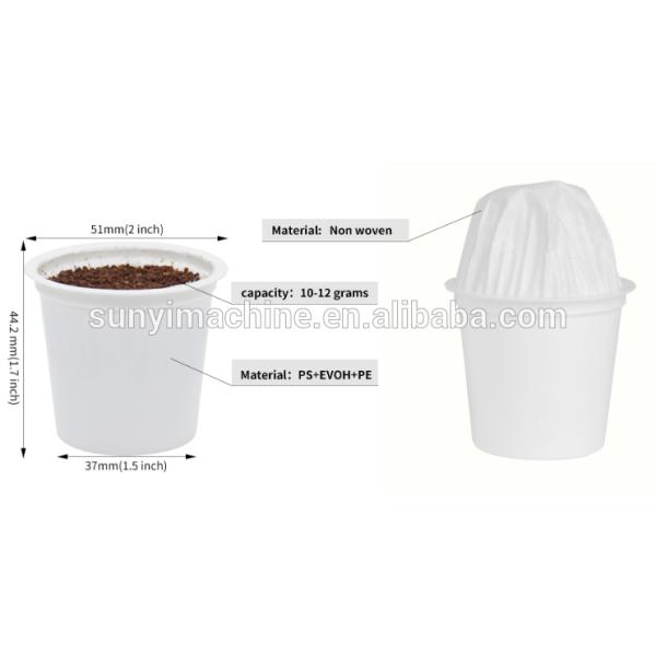 Empty K-Cup Coffee Capsule Container In Stock