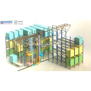 China ASRS Solution Shuttle Racking System Stacker Crane Combined With Shuttle wholesale