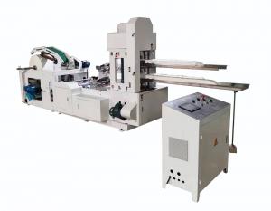 China Quarter Fold Mechanical Paper Napkin Manufacturing Machine 230*230mm wholesale