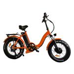 Folding Fat Tire Electric Mountain Bike Full Suspension 20 Inch Thick Tyre