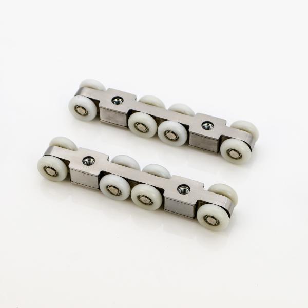 Zinc Plating Iron Nylon Wardrobe Sliding Fitting System for Customer Requirements