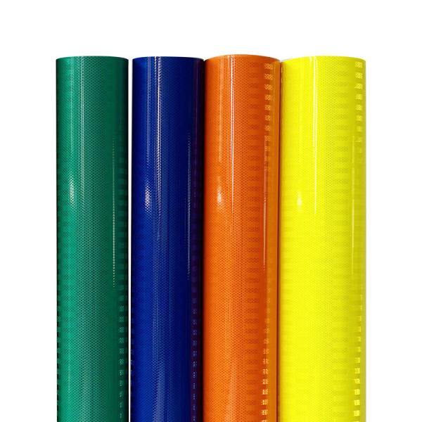 Self Adhesive PET Material Reflective Viny Micro Prismatic Reflective Sheeting