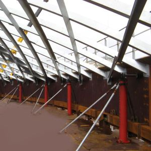 Professional Hydraulic Tank Jacking System For Customized Double Acting