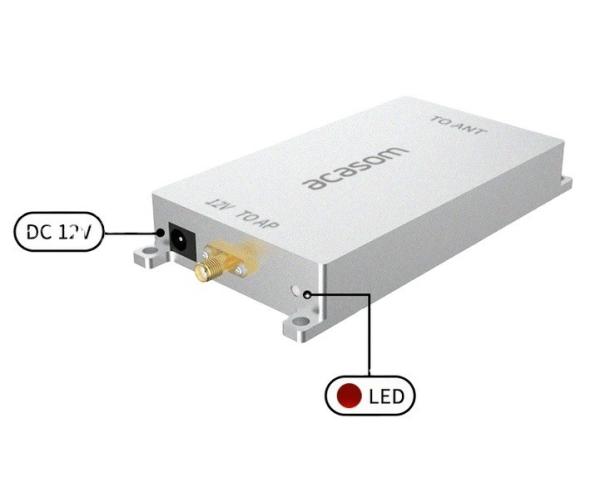 Quality Precision Gain 5.8GHz Drone Signal Booster Amplifier 43dBm Max Output Power for sale