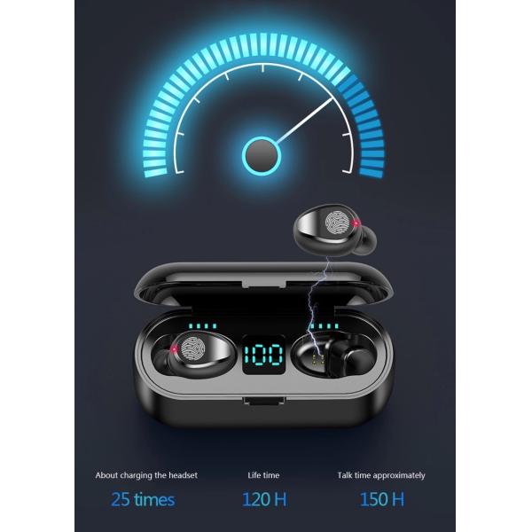 2019 Best Gift Wireless Earphone Tws Waterproof Earbuds