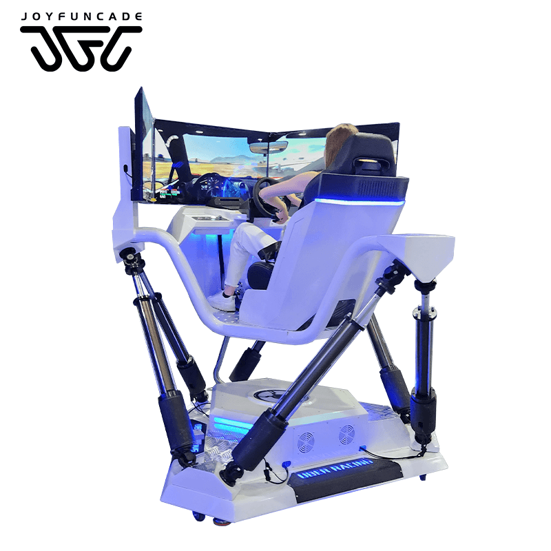 Buy cheap 42-Inch Triple Ultra VR Racing Leather Seats 3 Screen Racing Machine For Sale from wholesalers