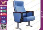 Durable Lecture Hall Seating With Writing Pad / College Retractable Education