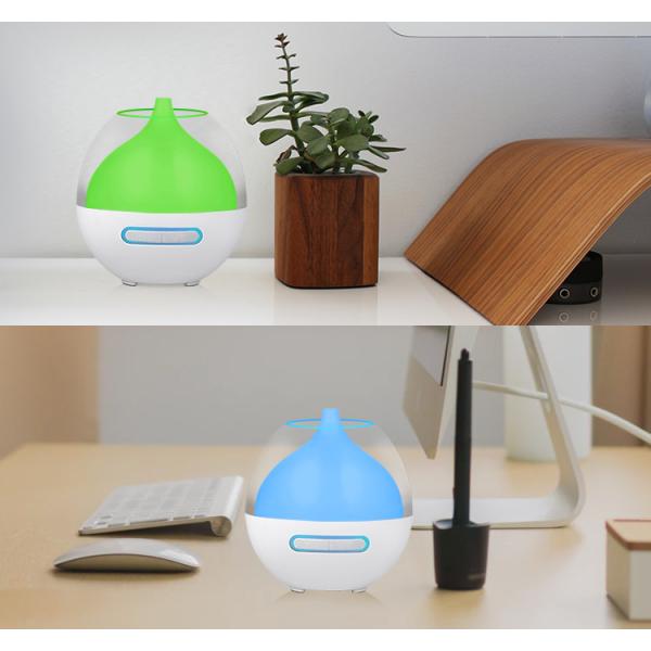USB 80ml Wood Aromatherapy Diffuser With 7 Color LED Light