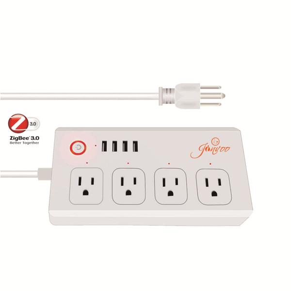 China US Zigbee Power Strip 4 AC 4 USB wholesale