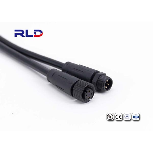 China M12 2 Pin Waterproof Connector Plastic Male Connector on sale