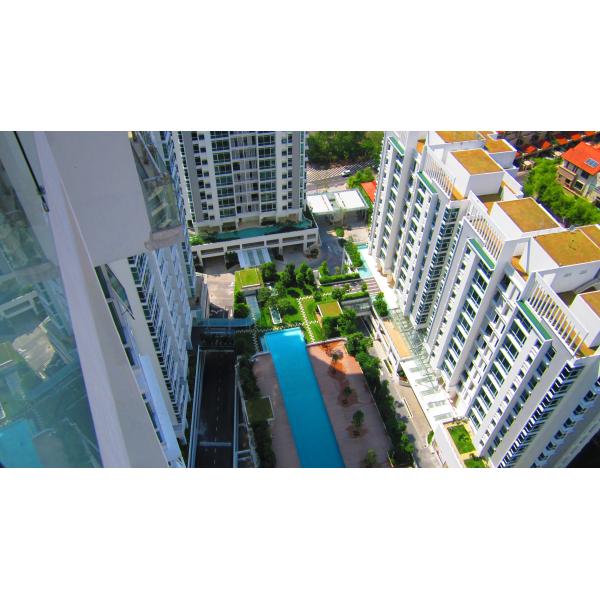 Customized Size Clear Acrylic Panels For Pool Fence AUPOOL Polycarbonate Pool Cover