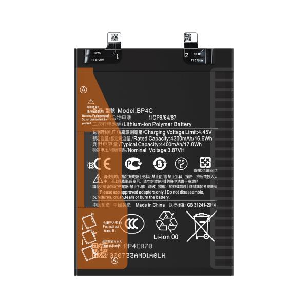 RECHARGABLE BP4C 3.87V 4400mAh Lithium Polymer Battery For Xiaomi Redmi Note 11T Pro Plus