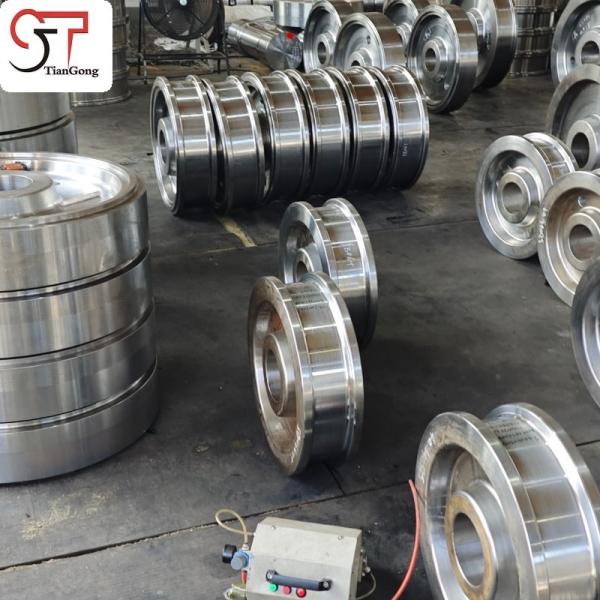 Heavy Duty Crane Wheel Forged By Open Die Process