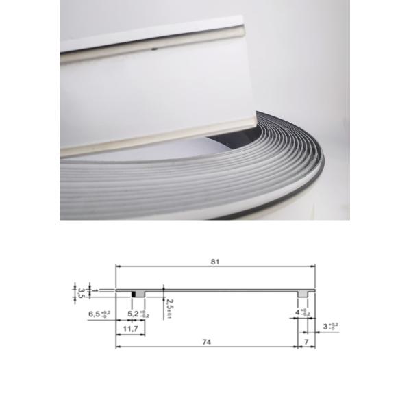 Aluminum And PVC Letterform Edging For Indoor And Outdoor Use Custom Signage