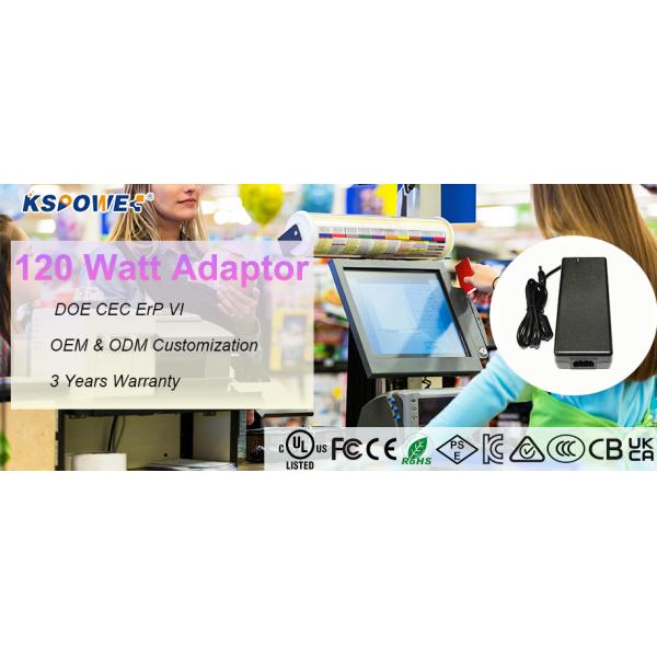 120W Desktop Power Adapter Laptop Switching Power With OVP Protection And DC Output Type