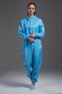 China Autoclaved Dust Proof Overalls Reusable Gown Humanized Design For SMT Workshop wholesale