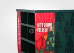 Stable Cardboard Pallet Display , Pallet Retail Display With Christmas Pattern