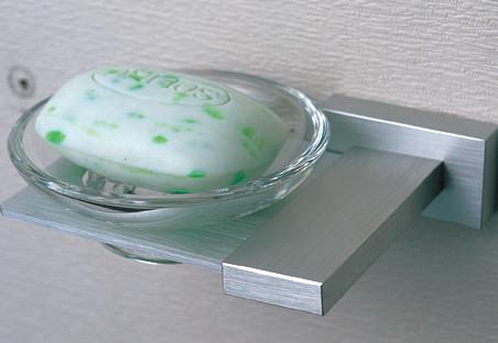 Quality Bathroom fixtures towel hanger,towel rail high brass soap dish with glass for sale