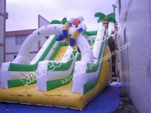 China Hot Inflatable Jungle slide, ,Inflatable Tiger slide,standard slide wholesale