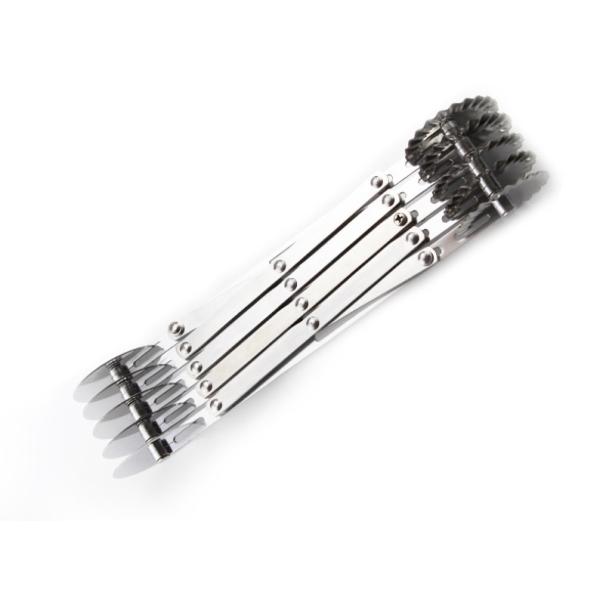 Wholesale Stainless Steel Pizza Cutter 3 Wheels Food Grade Pizza Tool