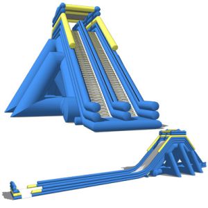 China Inflatable hippo slide outdoor slide hot selling water slide wholesale