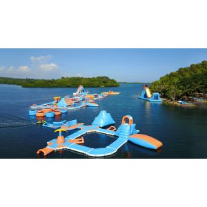 China OEM Inflatable Amusement Water Parks Outside Water Parks  Digital Pringting on sale