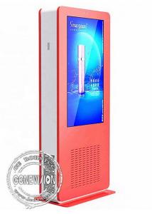 China Double Sided Floor Standing WiFi LCD Kiosk Digital Signage ROHS Certified wholesale