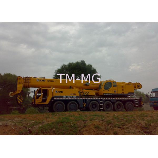 Extended Streamline Boom Hydraulic Mobile Truck Crane 100 Tons QY100K-I