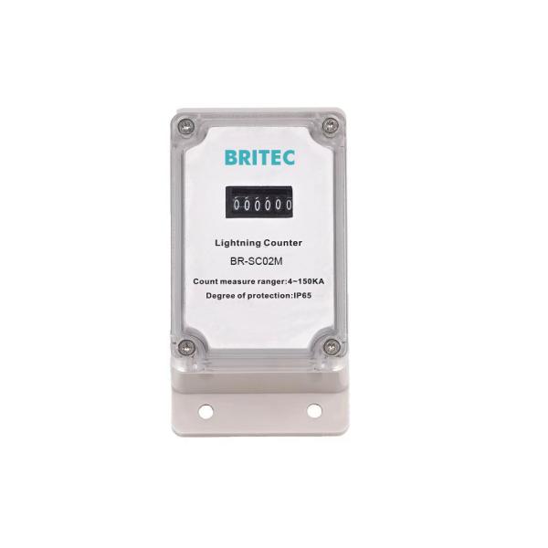 BR-SC02M 0~999,999 Events Lighting Strike Counter Device Lightning Protection Mechanical lightning strike counter