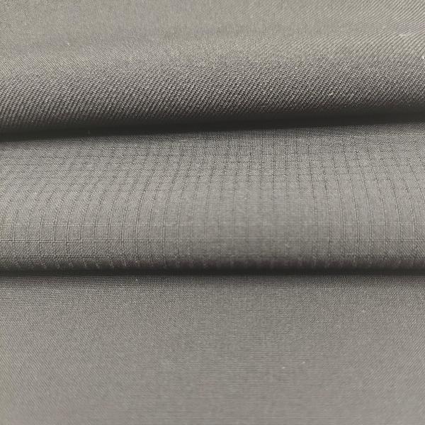 Polyester 92% Spandex 8% Checkered Four Sided Elastic Windbreaker Jacket Fabric