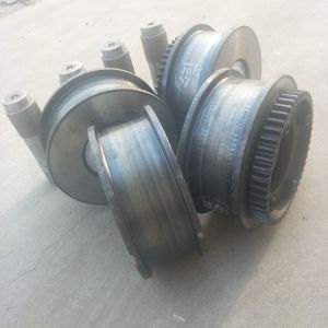 China Large Crane Parts Cast Crane Wheels And Forged Wheel Of High Quality on sale