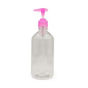 Refillable Recyclable PET Plastic Bottle With Lotion Pump Dispenser