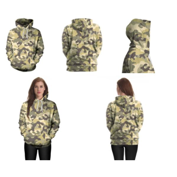 Oversized Printed Womens Camo Tracksuit