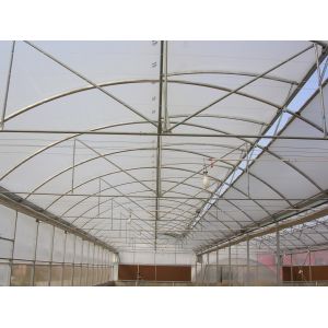 Reinforced Plastic Sheeting Greenhouse For Tropical Climate Prefabricated