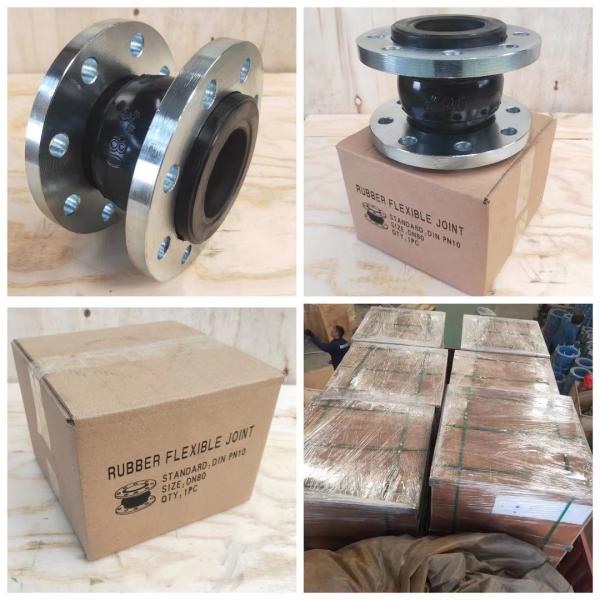 Single Sphere Rubber Expansion Joint Flexible Coupling Flanged Plumbing Pipe Epdm Eccentric Reducer