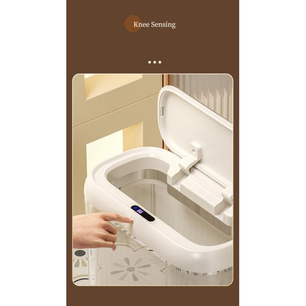 Multi-scene Sewn Inside and Outside Double Bucket Design Intelligent Induction Smart Garbage Can