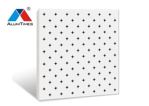 China Square Perforated Aluminum Ceiling Panels 600×600mm For Office Decoration wholesale