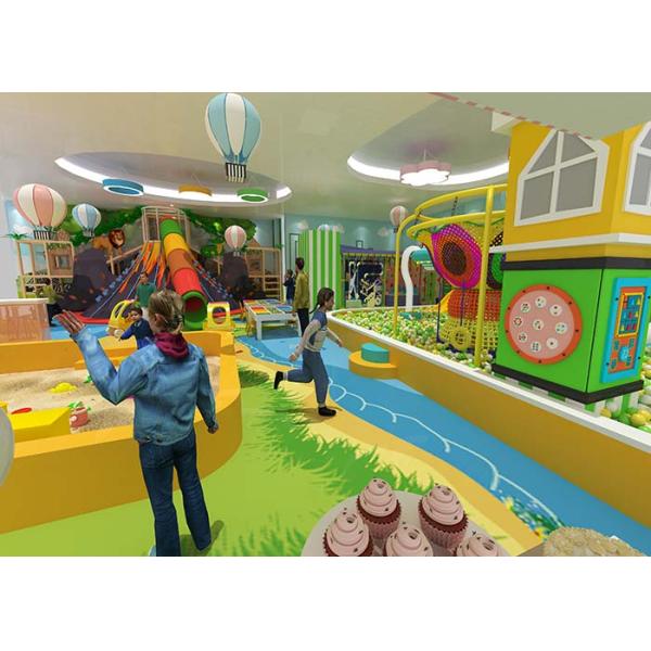 Coloful Indoor Soft Playground Equipments Children Toddler Play Place
