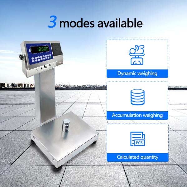 A8SP Printing Small Platform Scale with 6KG Capacity and 22cm*28cm Square Vertical Bar
