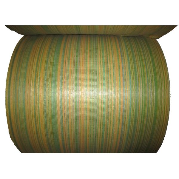 White Color Waterproof Tubular Woven Fabric , Woven Polypropylene Fabric Rolls