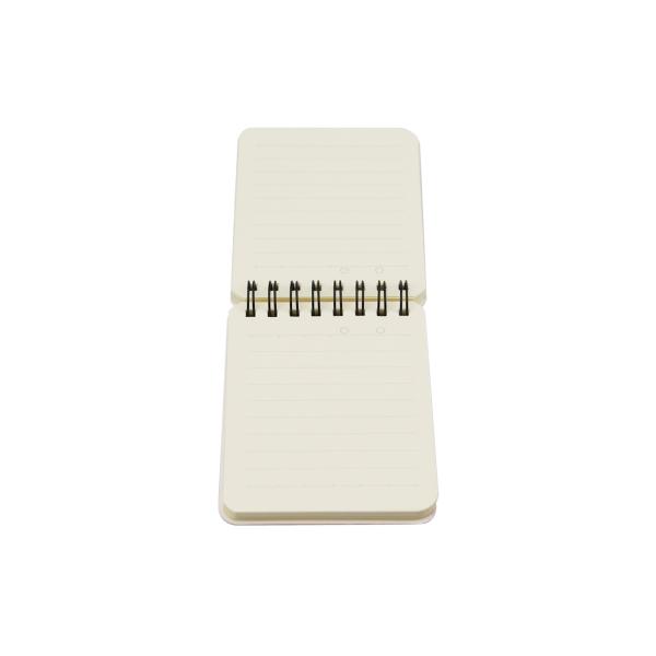 White Kraft Custom Spiral Bound Notebook Hardcover Offset Printing 80gsm