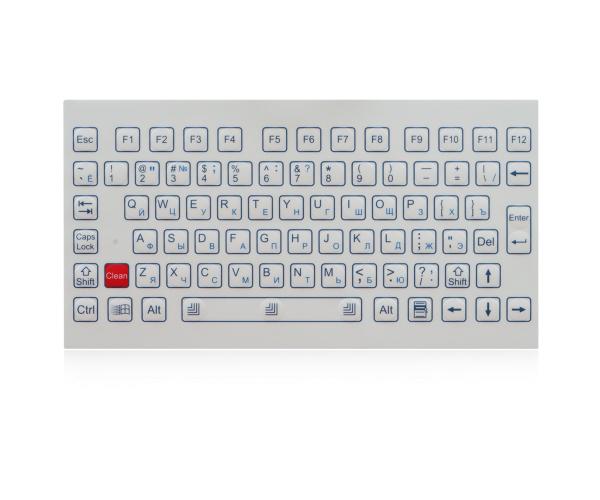 Quality Ruggedized Aluminium Plate Industrial Membrane Keyboard Waterproof for sale