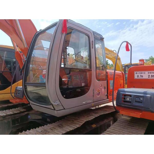 Pre Owned Hitachi EX120-5 Excavator 20T 1M Bucket 90 kW Power 4300 Working Hours Red Color 90% New Undercarriage
