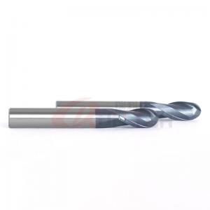 China 3/8 1/4 Ball Nose Carbide End Mill Cutter 8mm Ball Nose Cutter For Steel wholesale