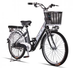 China 48V Womens Hybrid City Lithium Bicycle , Electric Assisted Bicycle With Electric Motor wholesale
