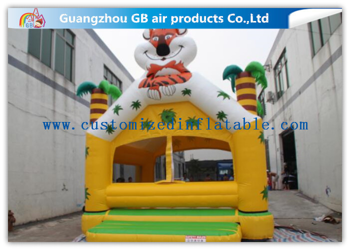 China Tiger Bouncers Inflatable Commercial Inflatable Playground Castle For Jumping wholesale