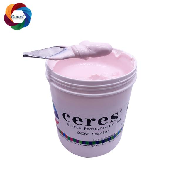Quality Photochromic Security Printing Ink Solar Discoloration Colorless T Shirt Printing Ink for sale