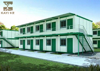 Customizable Prefab Container Homes With External Staircase For Construction Site